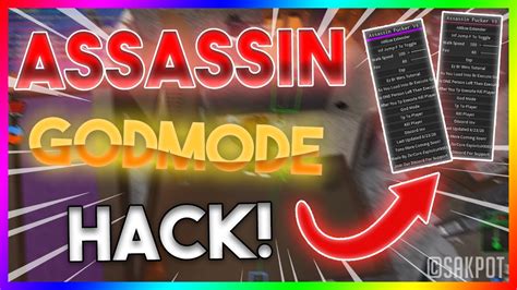 You can unlock many things in Roblox &x27;s game with God Mode Script Roblox. . Roblox assassin god mode script